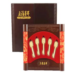 開(kāi)福寶匙套裝金條商務(wù)禮品 廠(chǎng)家直銷(xiāo)金條